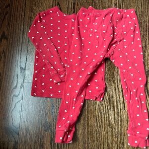 Gap Valentines Day pjs, size 3